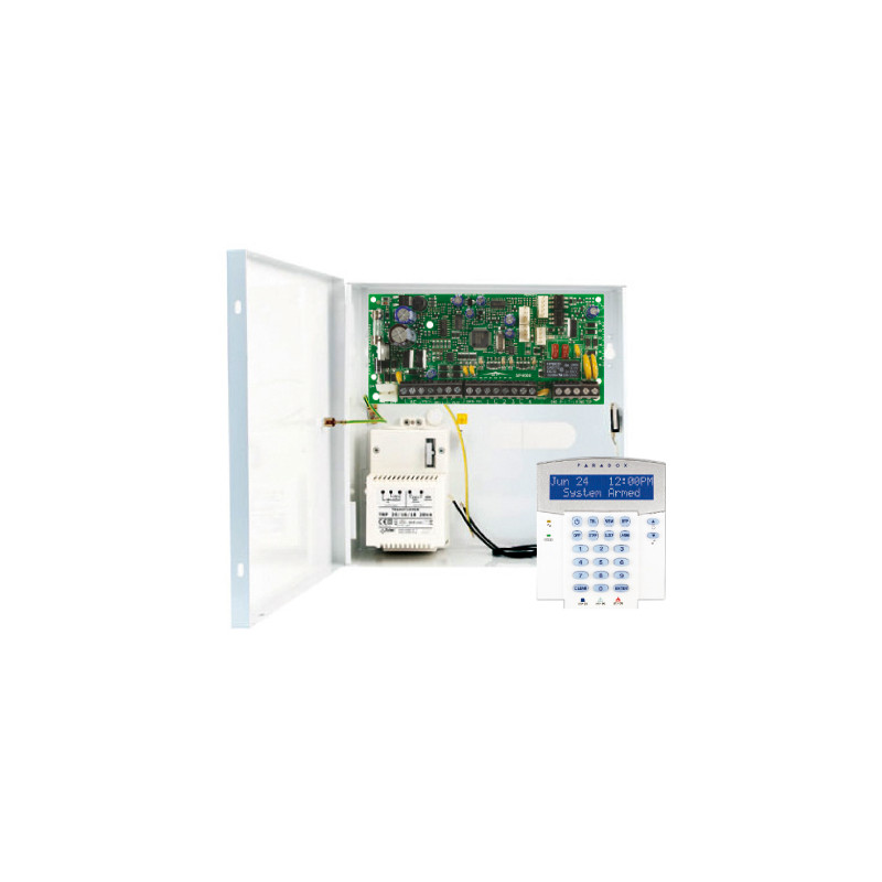 Kit compuesto por: 1x Central PCBSP4000 de 5 a 32 zonas | APLIUM