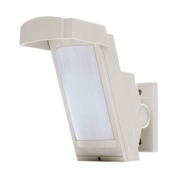 Detector de doble PIR para exteriores de 12m, 85°