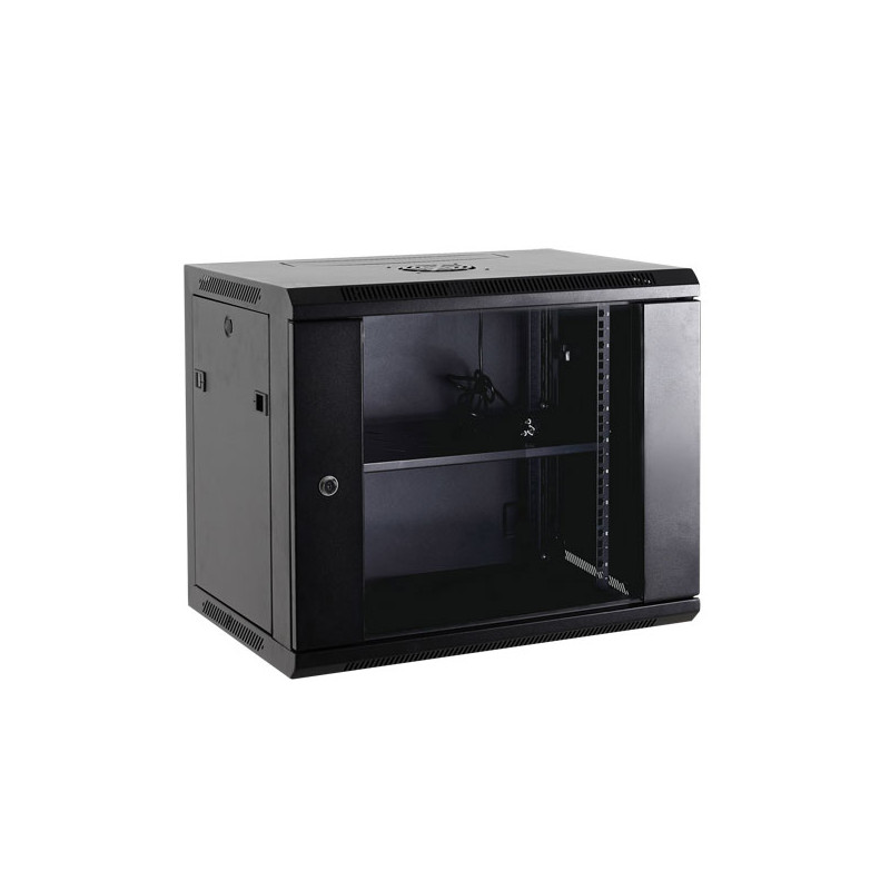 Armario rack 19"-9U para montaje en pared