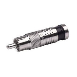 Conector RCA macho por compresión