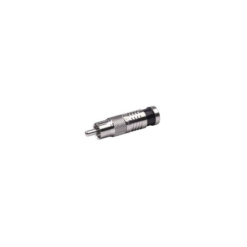 Conector RCA macho por compresión