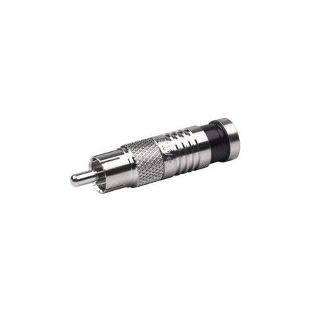 Conector RCA macho por compresión
