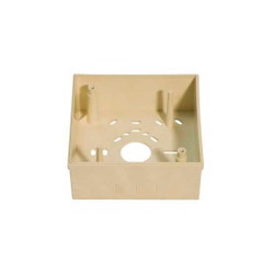 Caja de plástico de color crema claro para montaje en superficie de lo