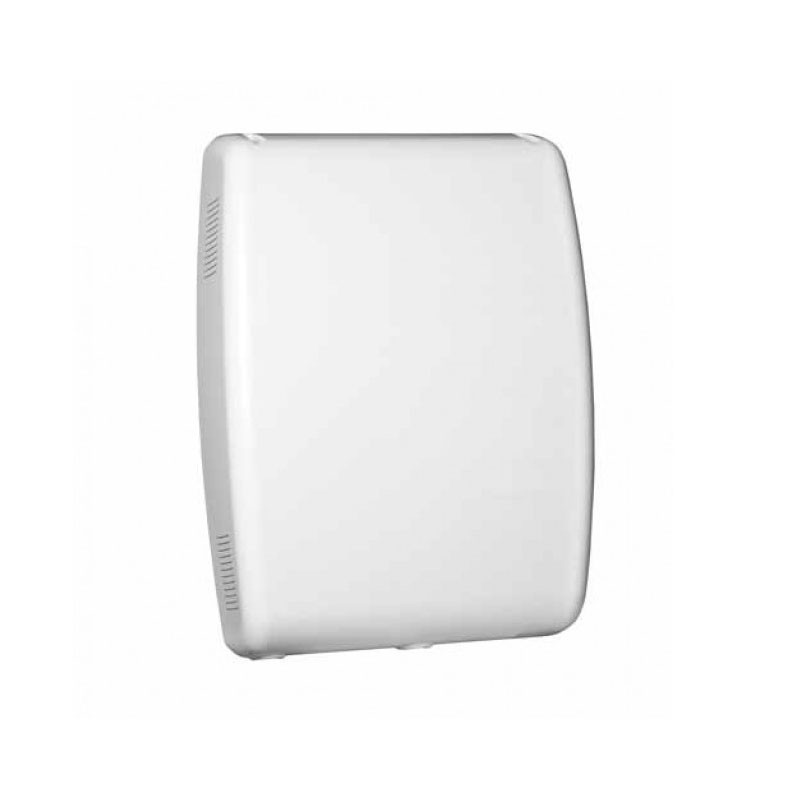 Caja de plástico en color blanco vacía con puerta desmontabl | APLIUM