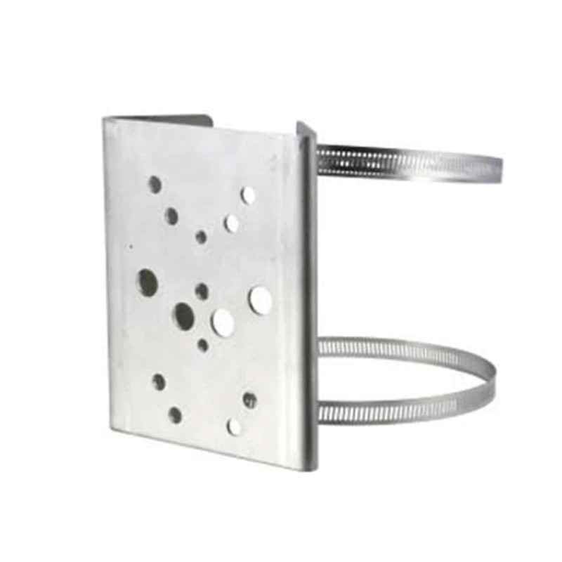 Soporte diseñado para montar un foco Raytec en postes/column | APLIUM