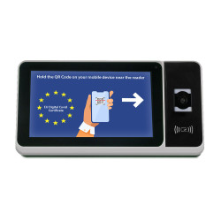 Lector QR de certificado EU de vacunación COVID