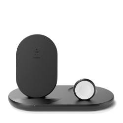 Belkin - Base de carga inalámbrica - 7.5 vatios - negro - para Apple A