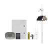 Kit Solar + báculo + megáfono + foco