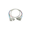 Cable de 4 BNC macho a 4 BNC macho