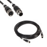 Cable de red de 6 metros con conectores M12 macho-hembra | APLIUM