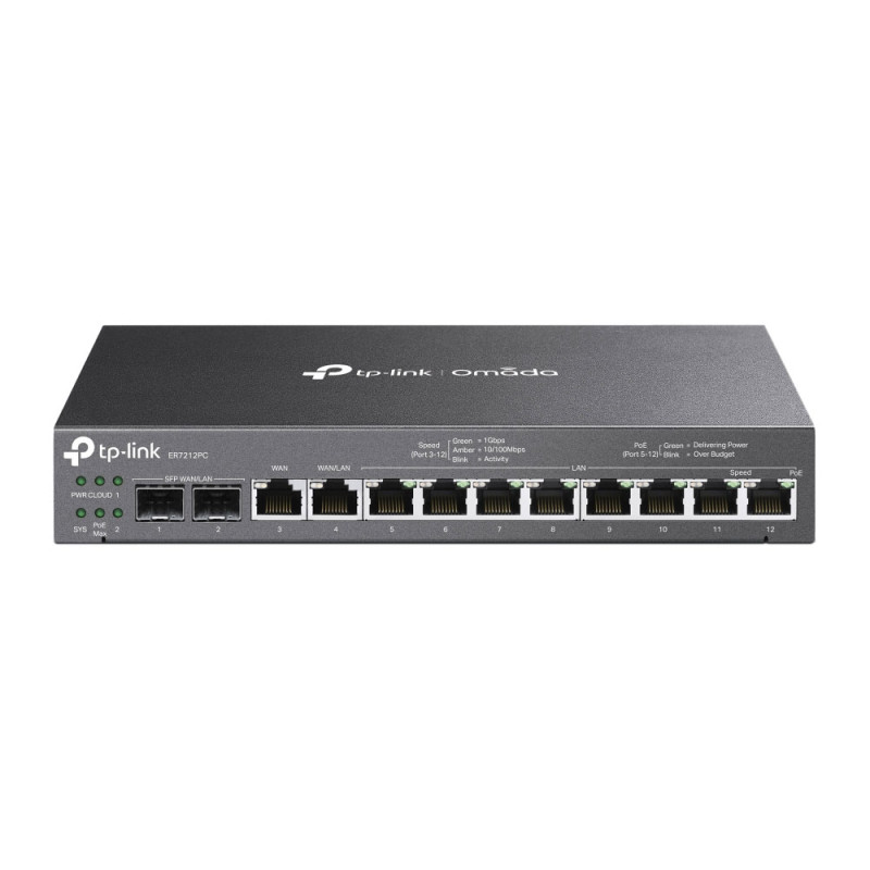 TP-Link ER7212PC router Gigabit Ethernet Negro | APLIUM