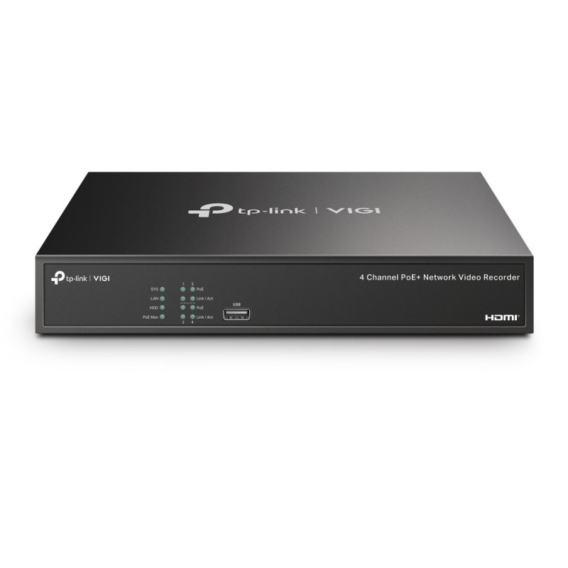 NVR VIGI de 4 canales con 4 PoE+ | APLIUM