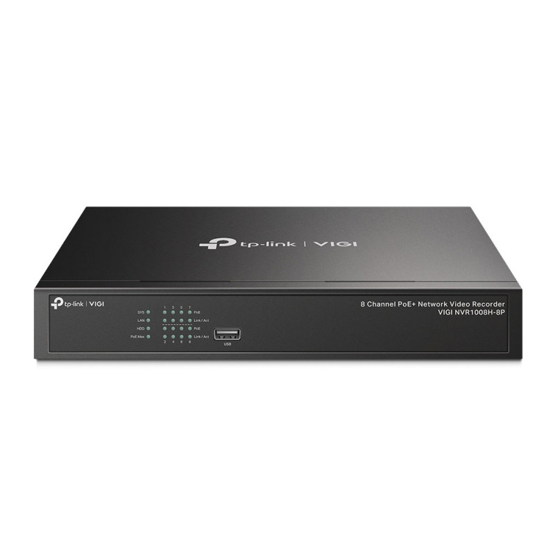NVR VIGI de 8 canales con 8 PoE+ | APLIUM
