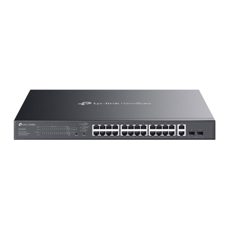 Omada 28-PORT Gigabit Easy Managed Switch With 24-PORT POE+ | APLIUM