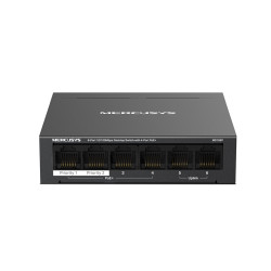 Switch no gestionable Fast Ethernet PoE Mercusys