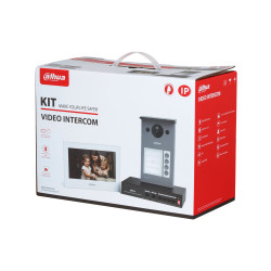 Kit de videoportero IP Dahua con estación exterior WiFi, monitor WiFi