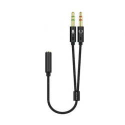 Cable Estéreo Aisens A128-0418/ Jack 3.5 Hembra - 2x Jack 3. | APLIUM