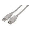 AISENS A101-0012 - Cable USB 2.0 Tipo A/M-A/H Beige 1.0M | APLIUM