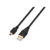Cable USB 2.0 Aisens A101-0025/ USB Macho - USB Mini/ Hasta | APLIUM