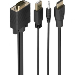 Cable Conversor Aisens A122-1014 SVGA Macho - USB Macho - Ja | APLIUM