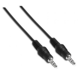 Cable Audio Stereo Jack 3.5/M-JACK 3.5/M Black 0.3M | APLIUM