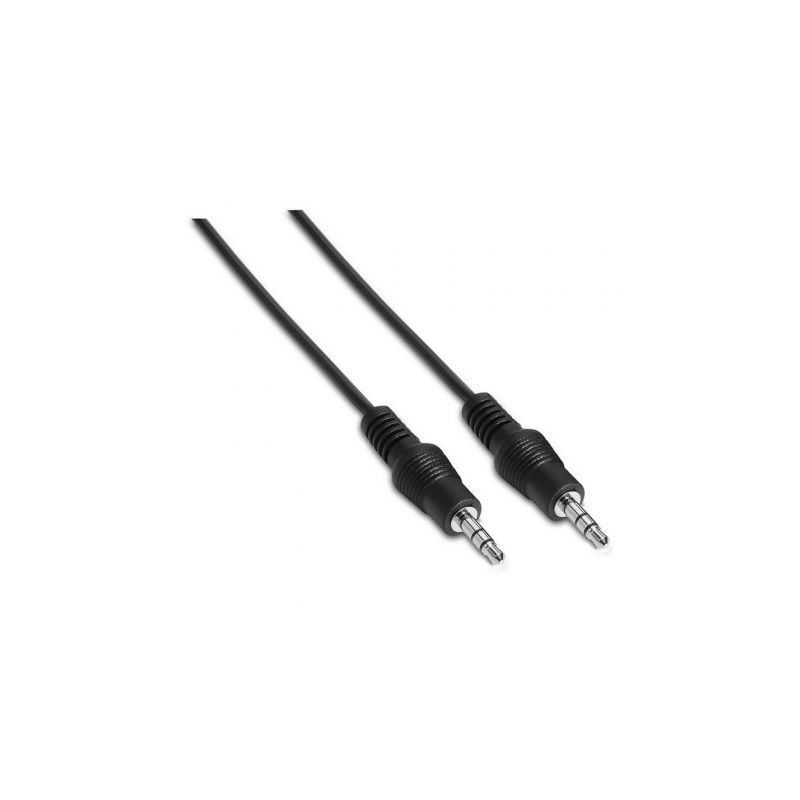 Cable Audio Stereo Jack 3.5/M-JACK 3.5/M Black 0.3M | APLIUM