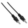 Cable Audio Stereo Jack 3.5/M-JACK 3.5/M Black 0.3M | APLIUM