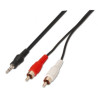 Cable Estéreo Aisens A128-0148/ Jack 3.5 Macho - 2x RCA Mach | APLIUM