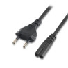 Cable Alimentación Forma 8 Aisens A132-0173/ CEE7/16 Macho - | APLIUM