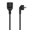 Cable Alargador de Alimentación Aisens A132-0602/ CEE7 Macho | APLIUM