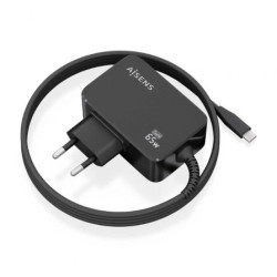 Cargador de Portátil GaN Aisens ASCH-1PD65WL033-BK/ 1xUSB Ti | APLIUM
