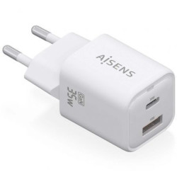 Charger Gan 35W 1XUSB-C PD3.0 QC4.0 1XUSB-A QC3.0 White | APLIUM