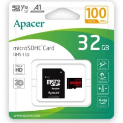 Tarjeta de Memoria Apacer 32GB microSD HC UHS 1 con Adaptado | APLIUM