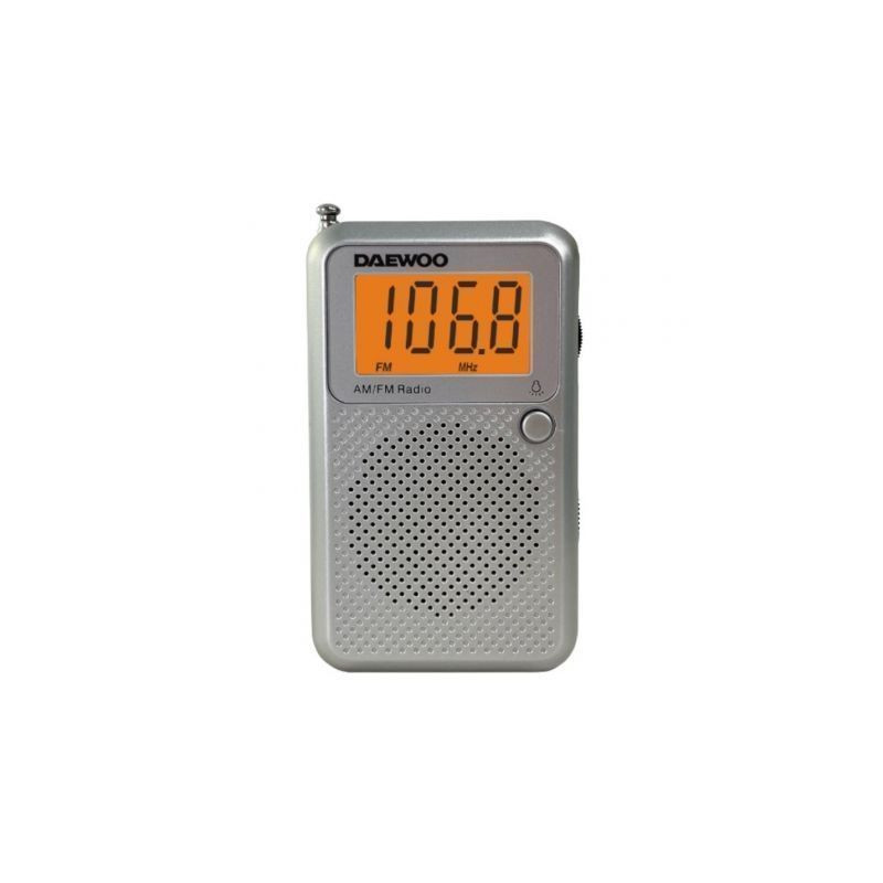 Radio Portátil Daewoo DW1115/ a Pilas/ Gris | APLIUM