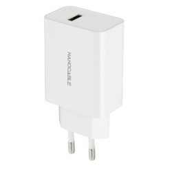 Cargador de Pared Nanocable 10.10.2003/ 1xUSB/ 10W/ Blanco | APLIUM