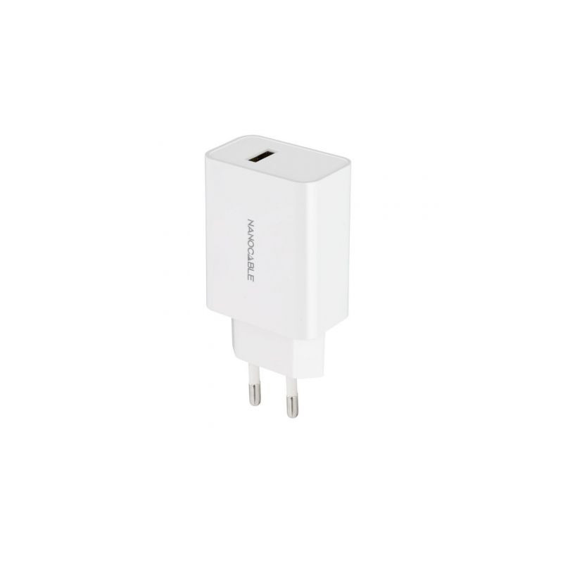 Cargador de Pared Nanocable 10.10.2003/ 1xUSB/ 10W/ Blanco | APLIUM