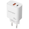 Cargador de Pared Nanocable 10.10.2011/ 1xUSB/ 1xUSB Tipo-C/ | APLIUM