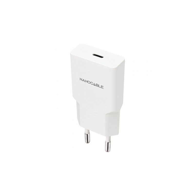 Cargador de Pared Nanocable 10.10.2021/ 1xUSB Tipo-C/ 20W/ B | APLIUM