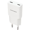 Cargador de Pared Nanocable 10.10.2023/ 2xUSB Tipo-C/ 20W/ B | APLIUM