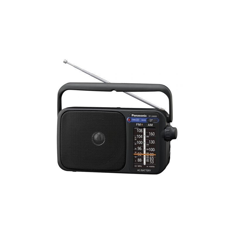 Radio Portátil Panasonic RF-2400DEG-K/ a Pilas/ con Cable/ N | APLIUM