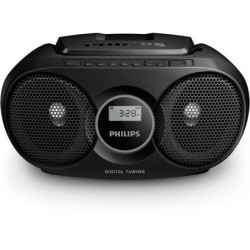 Radio CD Philips AZ215B/12/ 3W/ a Pilas/ Negra | APLIUM