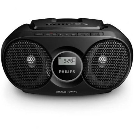 Radio CD Philips AZ215B/12/ 3W/ a Pilas/ Negra | APLIUM