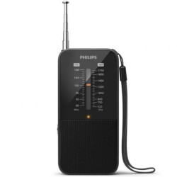 Radio Portátil Philips TAR1509/ a Pilas/ Negra | APLIUM