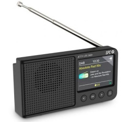Radio Portátil SPC Jetty Lite Dab+/ con Batería/ Negra | APLIUM
