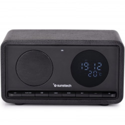 Radio Portátil Sunstech RPBT460/ con Batería/ Negra | APLIUM