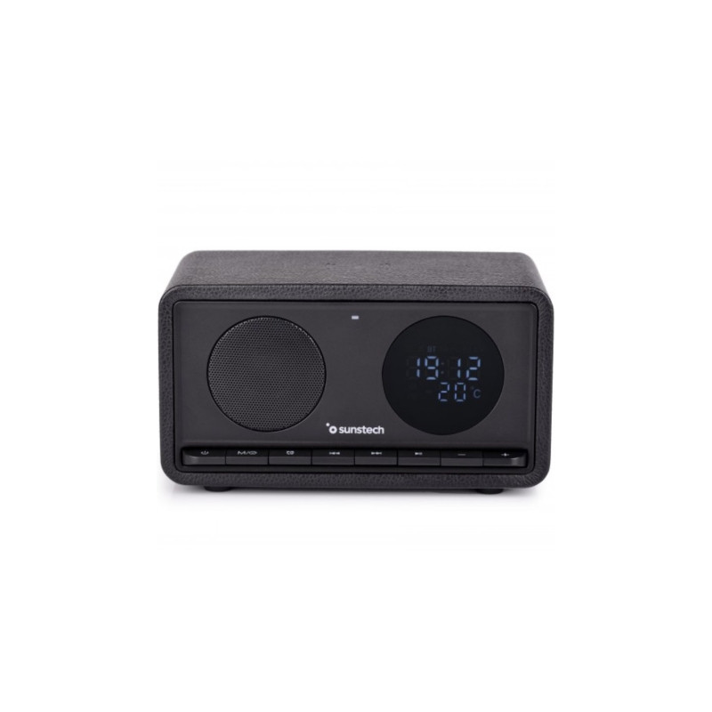 Radio Portátil Sunstech RPBT460/ con Batería/ Negra | APLIUM