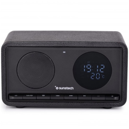 Radio Portátil Sunstech RPBT460/ con Batería/ Negra | APLIUM