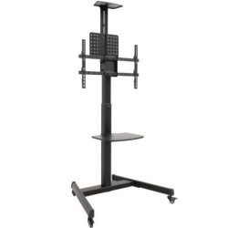 Soporte de Suelo Inclinable con Ruedas TooQ FS1184M-B para T | APLIUM