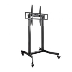 Soporte de Suelo Eléctrico con Ruedas TooQ FSM02-B para TV 5 | APLIUM