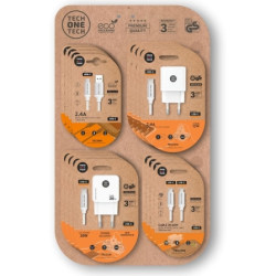 Expositor de Cargadores GaN y Cables Tech One Tech EKO 40080 | APLIUM